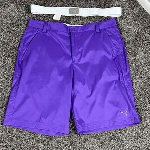 PUMA Golf Shorts with Belt Sz 36